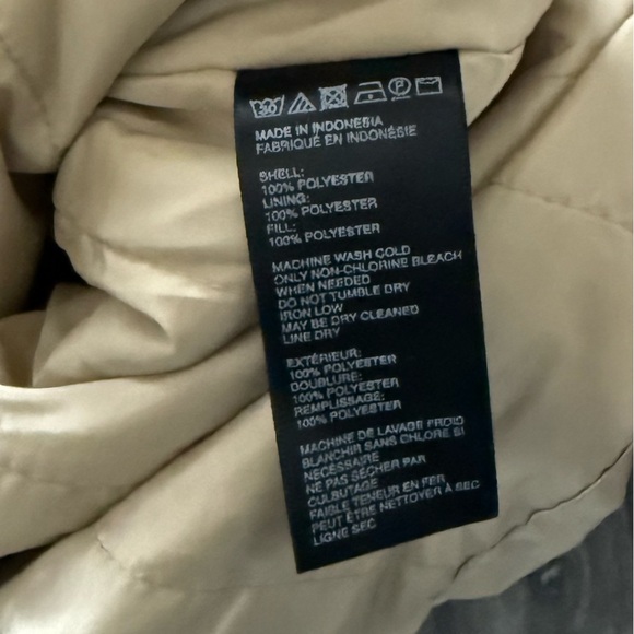 Urban Outfitters|Beige long line puffer coat jacket with cinched waist••NWT,boho - Picture 12 of 15